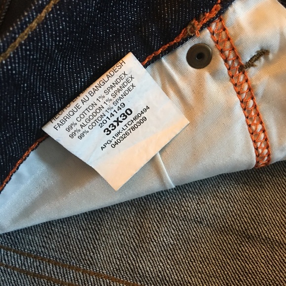 PREOWNED LEE MENS JEANS L231 SLIM FIT TAPPED LEG W33”x30”L LIKE NEW - Picture 11 of 11